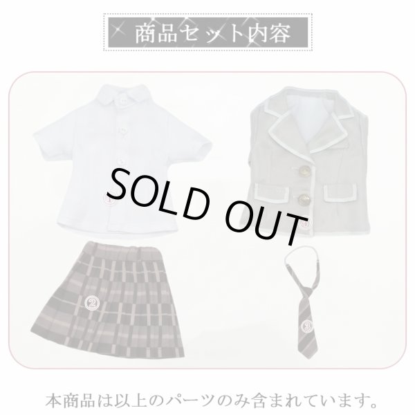 画像9: 在庫あり　ドール衣装　コスプレ　制服風　セーラー服　チェック　スカートセット　MDD対応　BJD　1/4サイズ (9)