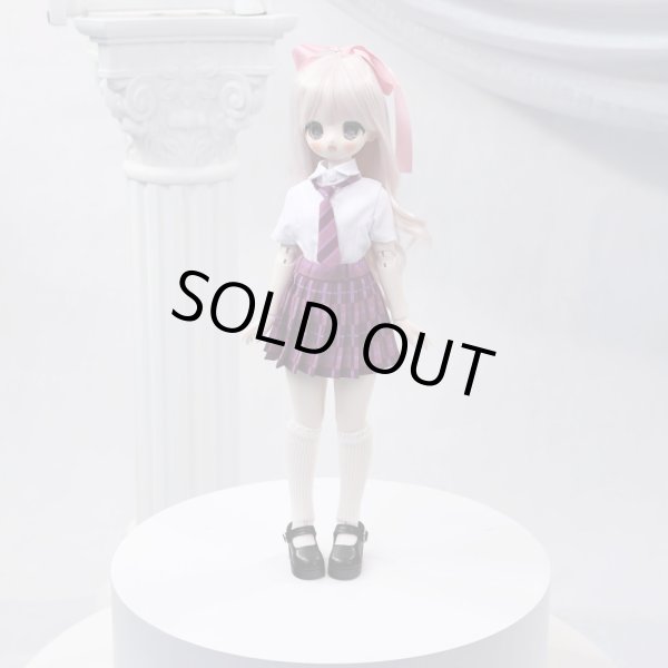 画像4: 在庫あり　ドール衣装　コスプレ　制服風　セーラー服　チェック　スカートセット　MDD対応　BJD　1/4サイズ (4)