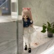 画像3: BJDドール服　コスプレ　2点セット　デニム風トップス＋シアースカート　ナチュラルガーリーコーデ　MDD対応 (3)