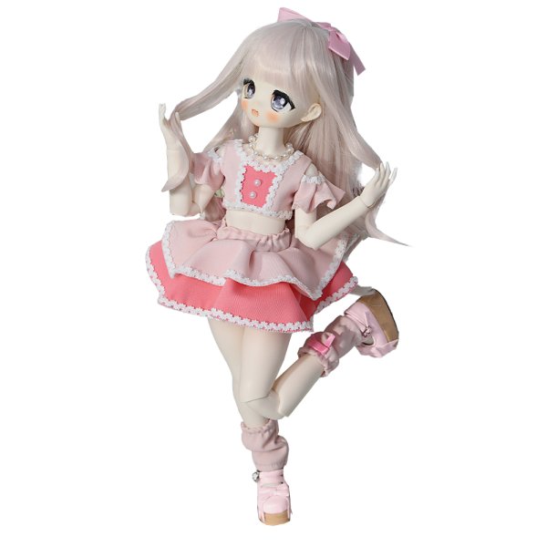 画像2: 在庫あり　BJDドール　コスプレ　球体関節人形　アニメ風　萌え　可愛い　女の子　おもちゃ　撮影用　誕生日　プレゼント (2)