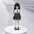 画像2: 在庫あり　ドール衣装　コスプレ　制服風　セーラー服　チェック　スカートセット　MDD対応　BJD　1/4サイズ (2)