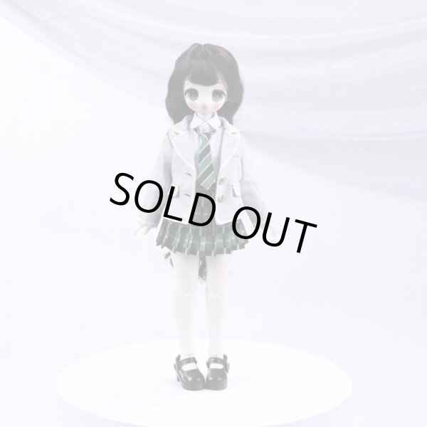 画像1: 在庫あり　ドール衣装　コスプレ　制服風　セーラー服　チェック　スカートセット　MDD対応　BJD　1/4サイズ (1)