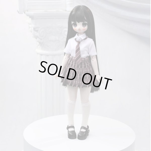 画像7: 在庫あり　ドール衣装　コスプレ　制服風　セーラー服　チェック　スカートセット　MDD対応　BJD　1/4サイズ (7)