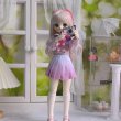 画像2: ドール衣装　コスプレ　セーラーデザイン　ピンクグラデーションドレス　MDD対応　BJD　1/4サイズ　ハンドメイド風　上質仕立て (2)
