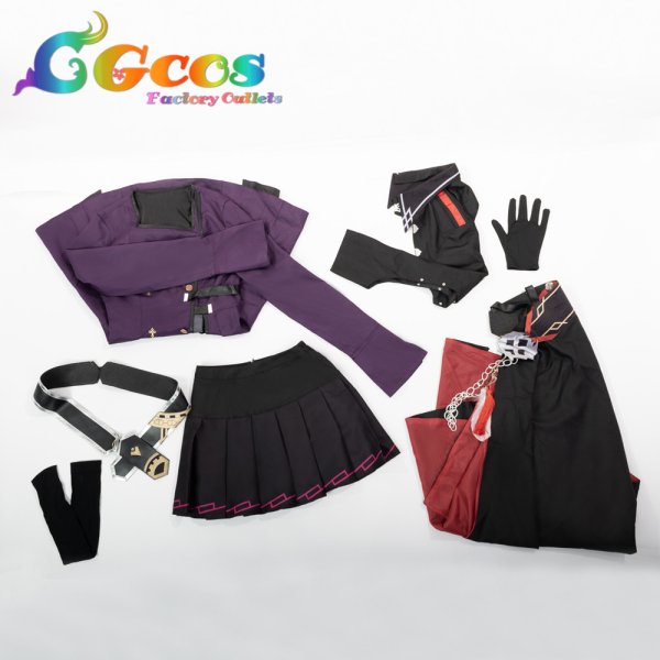 画像1: 【清倉処理】トワツガイ カラス　コスプレ衣装　激安！部品不足のある在庫品限定1個！格安放題！ (1)