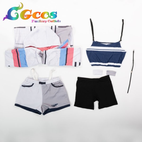 画像1: 【清倉処理】学園アイドルマスター　紫雲清夏　Tame-Lie-One-Step　コスプレ衣装　激安！部品不足のある在庫品限定1個！格安放題！ (1)