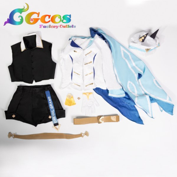 画像1: 【清倉処理】ウマ娘　シュヴァルグラン　勝負服　コスプレ衣装　激安！部品不足のある在庫品限定1個！格安放題！ (1)