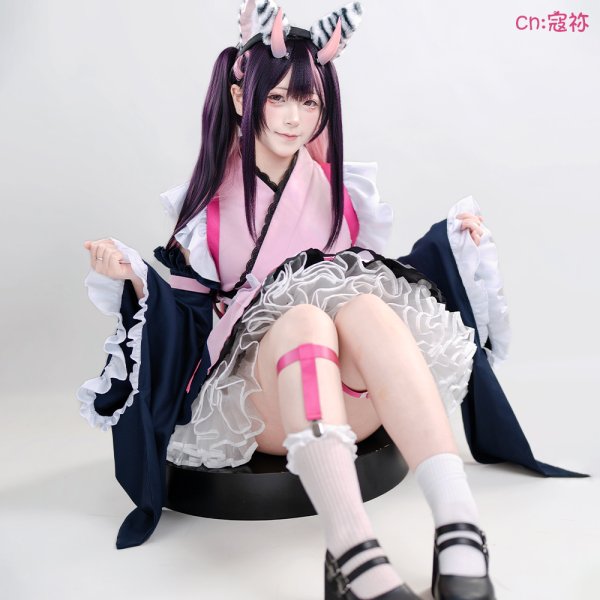 画像6: 一部在庫　超かぐや姫!　駒沢乃依　耳と尻尾付き　コスプレ衣装 (6)