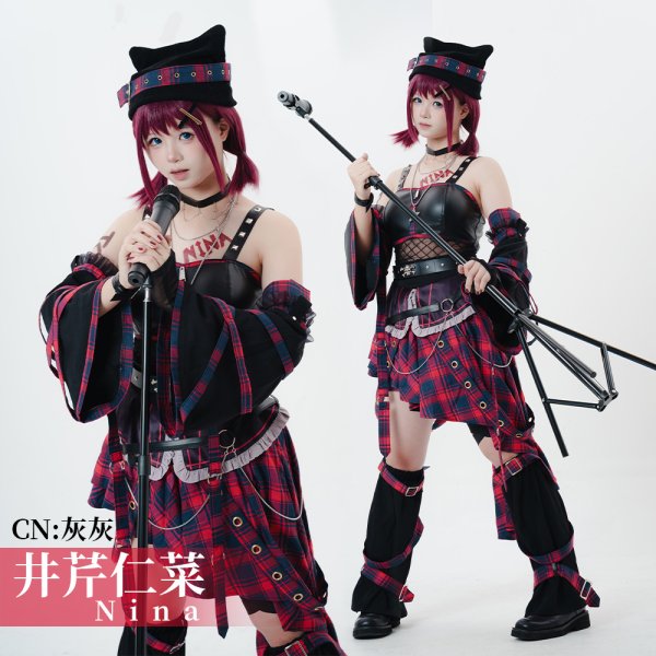 画像3: 20%OFF！　在庫あり　翌日発送　ガールズバンドクライ POP UP SHOP　井芹仁菜　コスプレ衣装 (3)