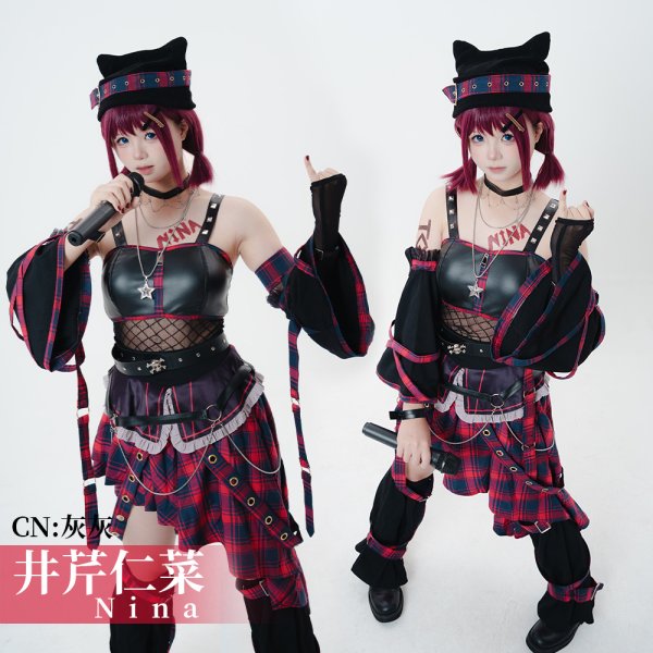 画像4: 20%OFF！　在庫あり　翌日発送　ガールズバンドクライ POP UP SHOP　井芹仁菜　コスプレ衣装 (4)