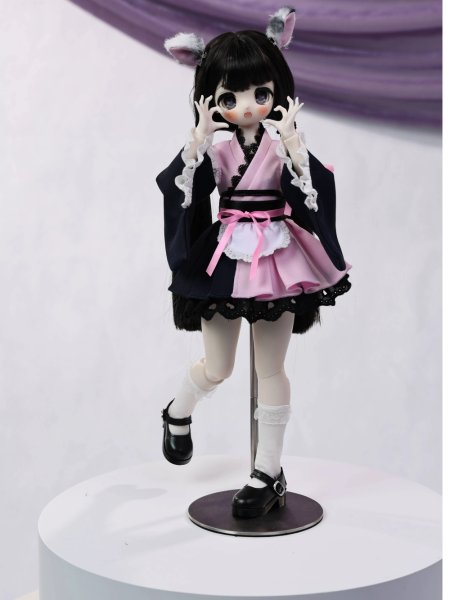 画像2: ドール衣装　コスプレ　和風アイドルコスチューム　MDD対応　BJD　1/4サイズ　ハンドメイド風　上質仕立て (2)