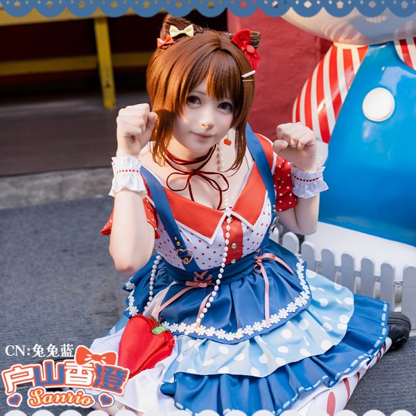 画像3: BanG Dream!（バンドリ！）　Poppin'Party　さあ、扉を開いて！　戸山香澄　コスプレ衣装 (3)