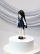 画像3: ドール衣装　コスプレ　かわいい学院風セット　セーラー襟　ネイビー×ブルーチェック　MDD対応　BJD　1/4サイズ　ハンドメイド風　上質仕立て (3)