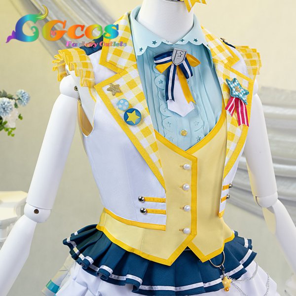画像7: BanG Dream!（バンドリ！）　Poppin'Party　シーズン3衣装　山吹沙綾　コスプレ衣装 (7)