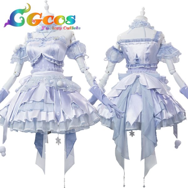 画像5: アイドルマスターシャイニーカラーズ　シャニソン　スノーフレイクスメモリアル　全員共通衣装　コスプレ衣装 (5)