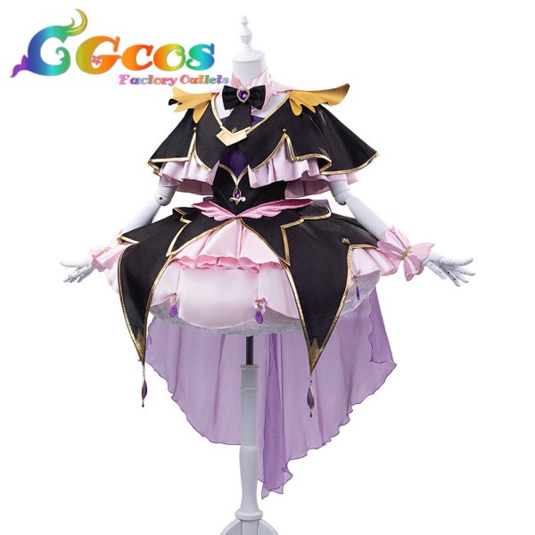 画像1: 名探偵プリキュア!　キュアアルカナ・シャドウ　森亜るるか　コスプレ衣装 (1)