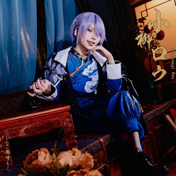 画像4: バーチャル YouTuber Vtuber　「Dytica」2周年記念　小柳ロウ　コスプレ衣装 (4)