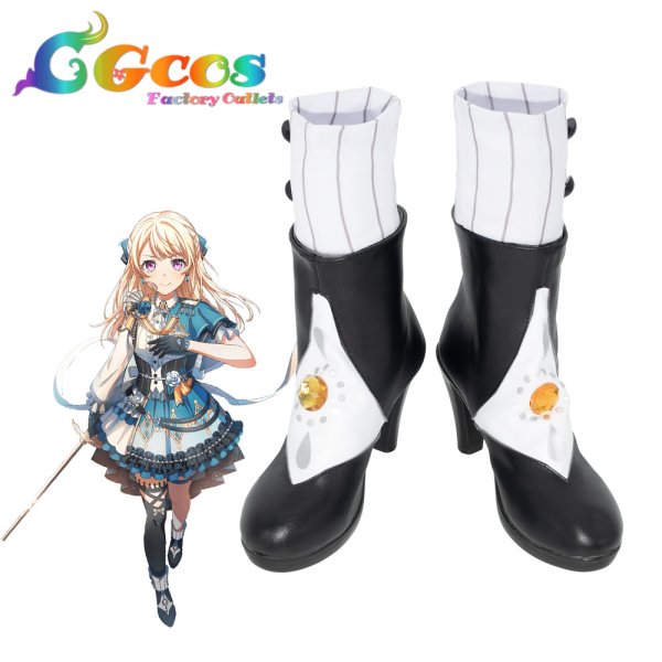 画像4: BanG Dream!（バンドリ！）　Pastel＊Palettes　守りたいからこそ　白鷺千聖　コスプレ靴/ブーツ　コスプレ衣装 (4)
