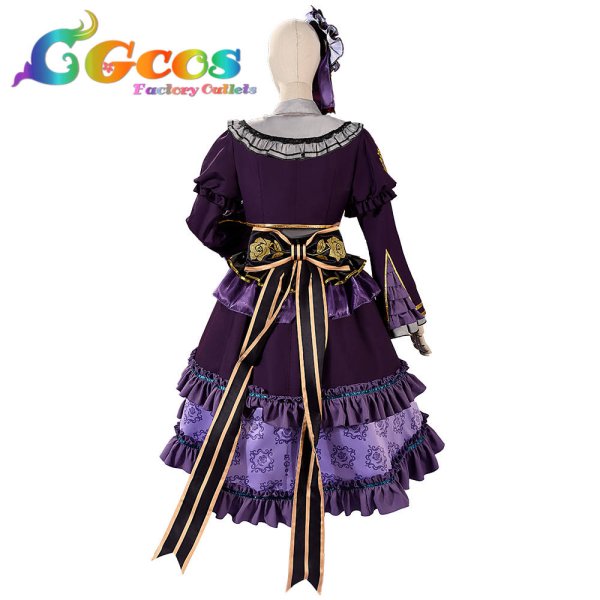 画像9: 「一部在庫あり」BanG Dream! 　Roselia 6th anniversary　湊友希那　コスプレ衣装 (9)