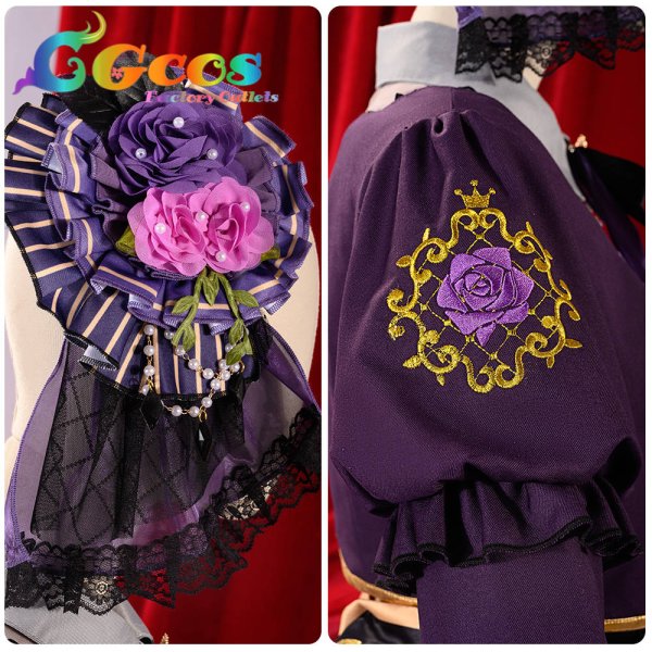 画像12: 「一部在庫あり」BanG Dream! 　Roselia 6th anniversary　湊友希那　コスプレ衣装 (12)