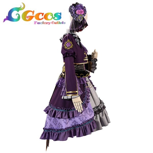 画像8: 「一部在庫あり」BanG Dream! 　Roselia 6th anniversary　湊友希那　コスプレ衣装 (8)