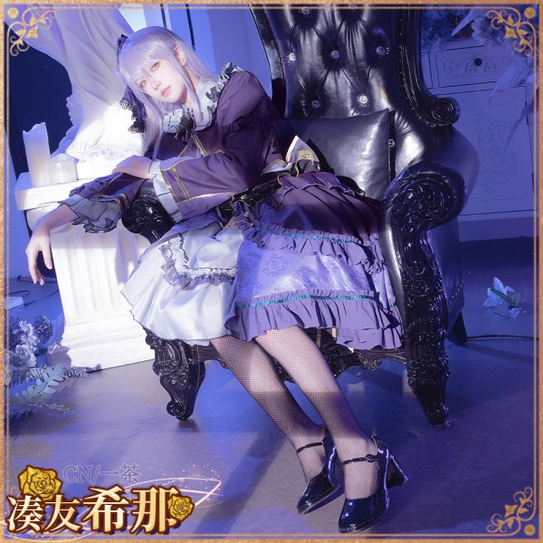 画像3: 「一部在庫あり」BanG Dream! 　Roselia 6th anniversary　湊友希那　コスプレ衣装 (3)