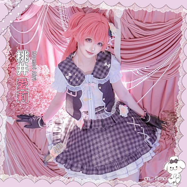 画像5: 「一部在庫あり」　プロジェクトセカイ　プロセカ4周年　MORE MORE JUMP！　桃井愛莉　コスプレ衣装 (5)