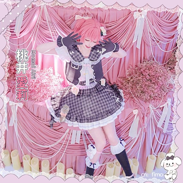 画像3: 「一部在庫あり」　プロジェクトセカイ　プロセカ4周年　MORE MORE JUMP！　桃井愛莉　コスプレ衣装 (3)