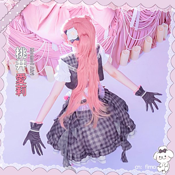 画像7: 「一部在庫あり」　プロジェクトセカイ　プロセカ4周年　MORE MORE JUMP！　桃井愛莉　コスプレ衣装 (7)