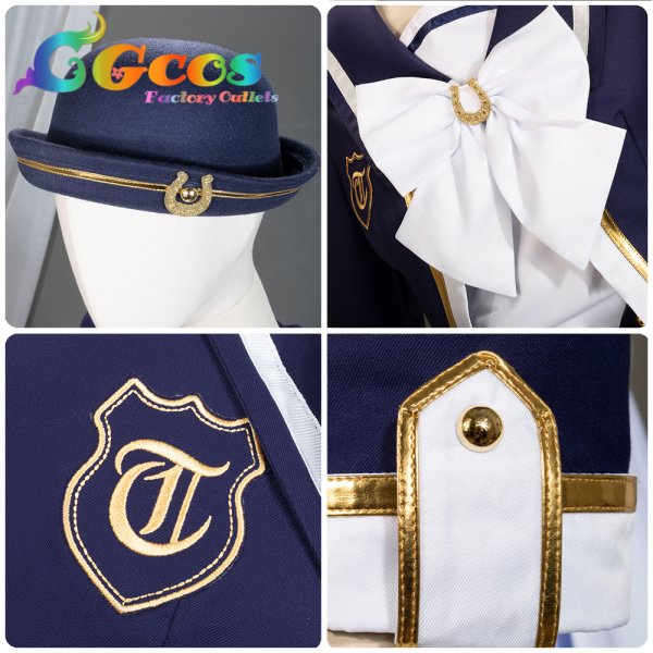 画像9: ウマ娘プリティーダービー　ウィナーズレディ　中山競馬場　コラボ衣装　夏服　冬服　コスプレ衣装 (9)