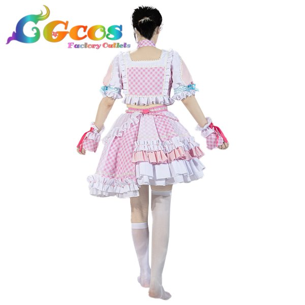 画像10: BanG Dream!　Pastel＊Palettes　 [一緒に描く物語]　丸山彩　コスプレ衣装 (10)