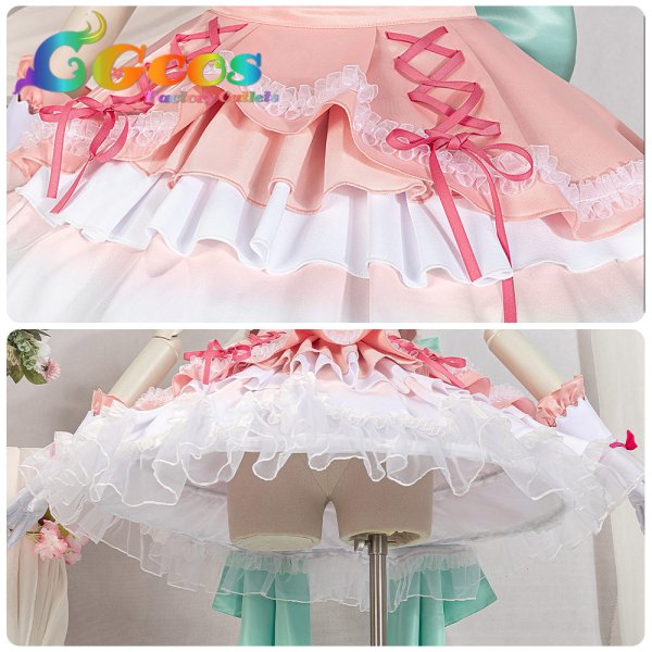 画像15: 「一部在庫あり」BanG Dream!  バンドリ! 10周年衣装 Pastel*Palettes 丸山彩 コスプレ衣装 (15)