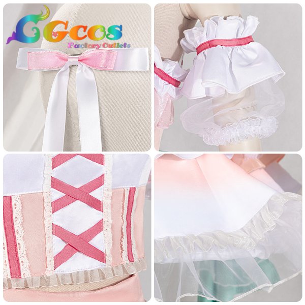 画像16: 「一部在庫あり」BanG Dream!  バンドリ! 10周年衣装 Pastel*Palettes 丸山彩 コスプレ衣装 (16)