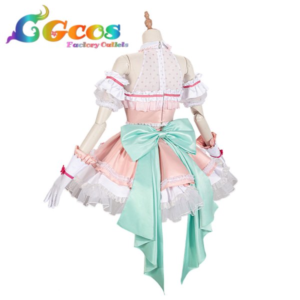 画像12: 「一部在庫あり」BanG Dream!  バンドリ! 10周年衣装 Pastel*Palettes 丸山彩 コスプレ衣装 (12)