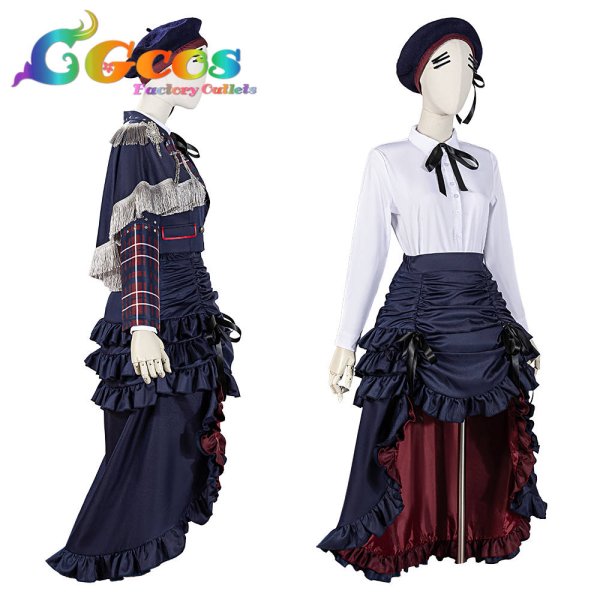 画像12: 「一部在庫あり」BanG Dream!  7th Single「Tempest/Wreath of Brave」 広町七深 コスプレ衣装 (12)