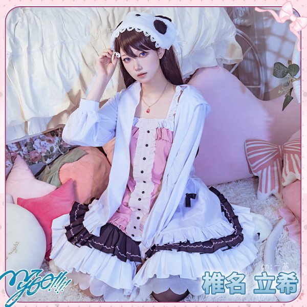 画像2: 「一部在庫あり」　バンドリ！　MyGO!!!!!　パジャマ　椎名立希　コスプレ衣装 (2)