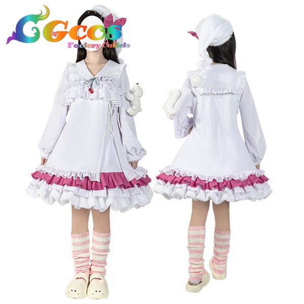 画像11: 「一部在庫あり」バンドリ! MyGO!!!!! パジャマ 千早愛音 コスプレ衣装 (11)