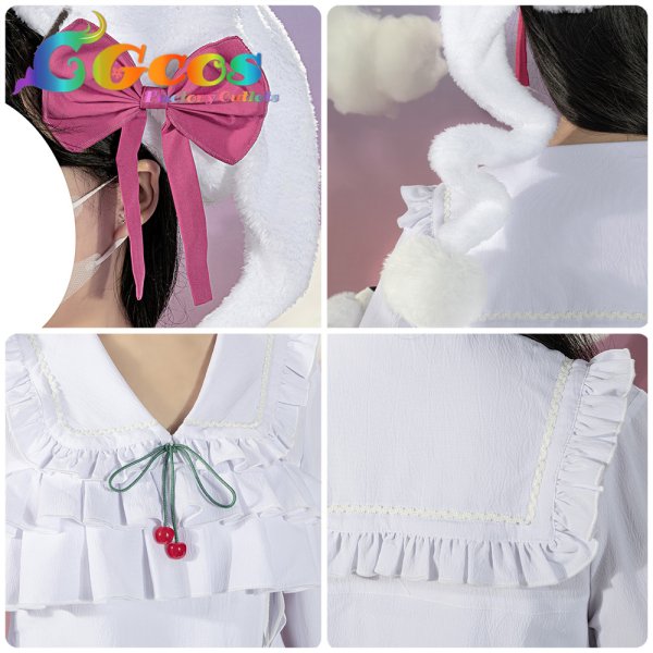 画像13: 「一部在庫あり」バンドリ! MyGO!!!!! パジャマ 千早愛音 コスプレ衣装 (13)