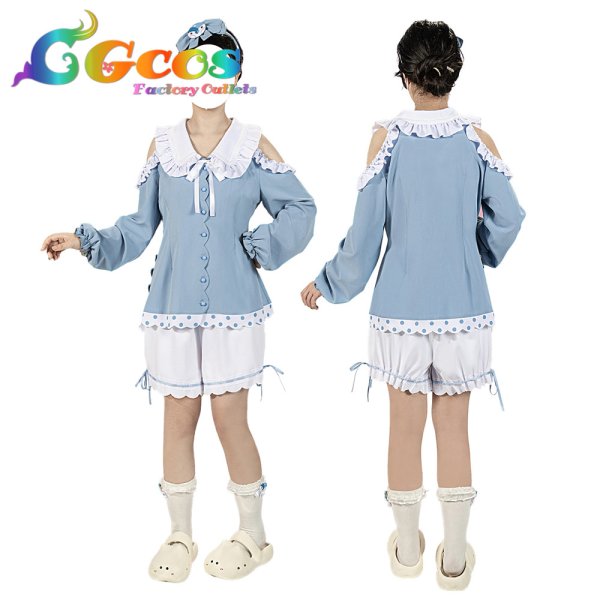 画像12: 「一部在庫あり」バンドリ！　MyGO!!!!!　パジャマ　高松燈　コスプレ衣装 (12)