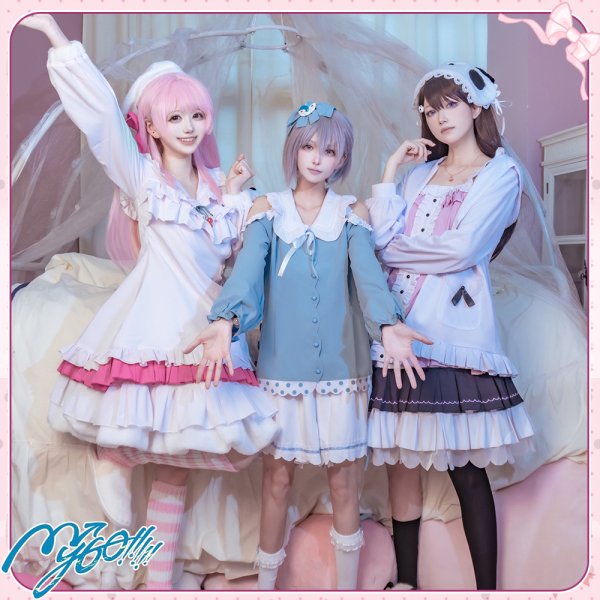 画像5: 「一部在庫あり」バンドリ！　MyGO!!!!!　パジャマ　高松燈　コスプレ衣装 (5)