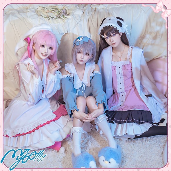 画像4: 「一部在庫あり」バンドリ！　MyGO!!!!!　パジャマ　高松燈　コスプレ衣装 (4)