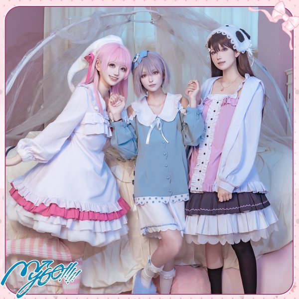 画像6: 「一部在庫あり」バンドリ！　MyGO!!!!!　パジャマ　高松燈　コスプレ衣装 (6)