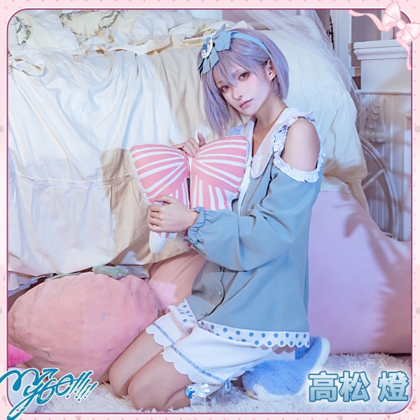 画像2: 「一部在庫あり」バンドリ！　MyGO!!!!!　パジャマ　高松燈　コスプレ衣装 (2)