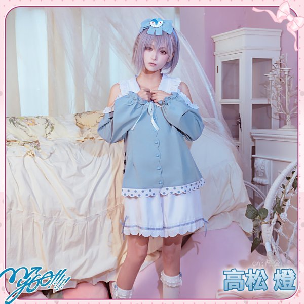 画像3: 「一部在庫あり」バンドリ！　MyGO!!!!!　パジャマ　高松燈　コスプレ衣装 (3)