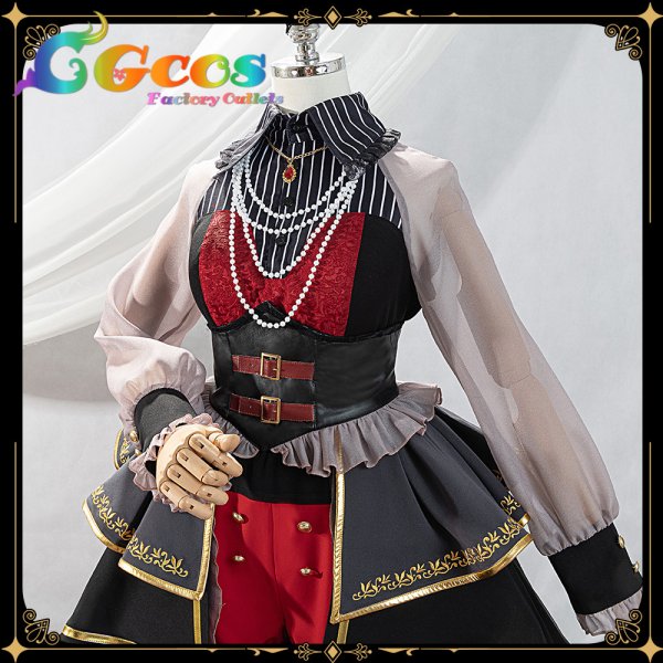 画像9: 一部在庫　バンドリ！　MyGO!!!!!  Ave Mujica　10周年衣装  　祐天寺にゃむ　コスプレ衣装 (9)