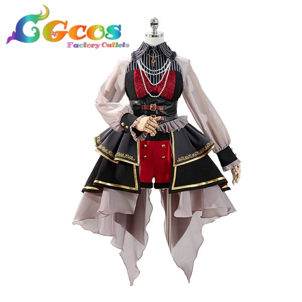 画像1: バンドリ！　MyGO!!!!!  Ave Mujica　10周年衣装  　祐天寺にゃむ　コスプレ衣装 (1)