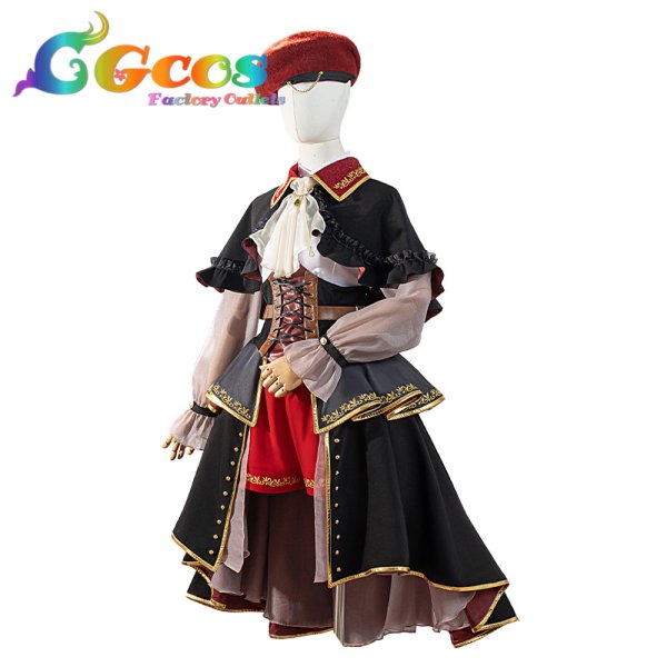 画像5: バンドリ！　MyGO!!!!!  Ave Mujica　10周年衣装 　若葉睦　コスプレ衣装 (5)