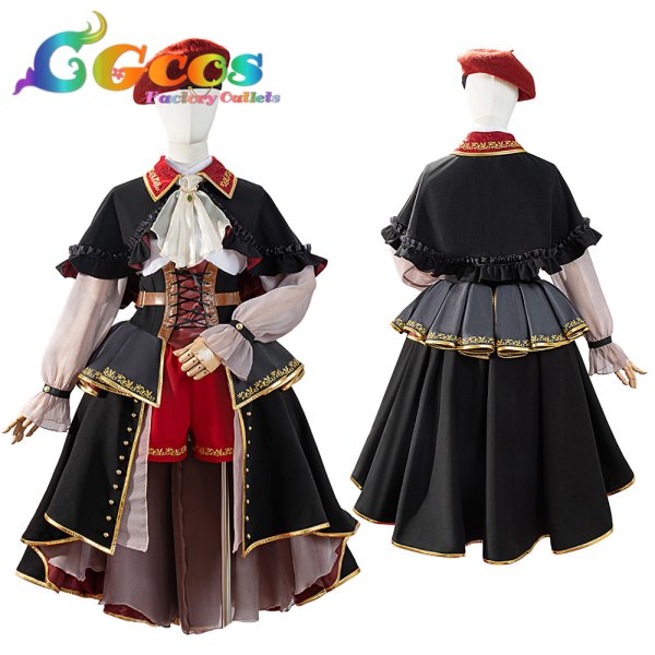 画像9: バンドリ！　MyGO!!!!!  Ave Mujica　10周年衣装 　若葉睦　コスプレ衣装 (9)