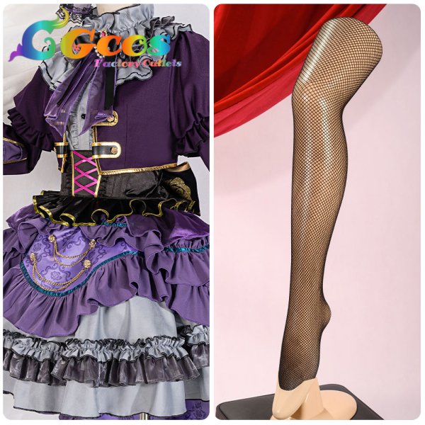 画像16: 「一部在庫あり」BanG Dream!  Roselia 6th anniversary 宇田川あこ コスプレ衣装 (16)