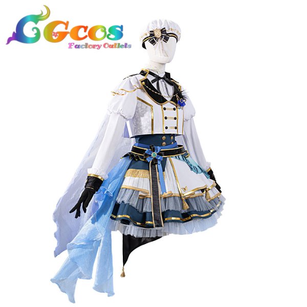 画像5: 「一部在庫あり」BanG Dream!  バンドリ! Morfonica(モルフォニカ) 10周年衣装 倉田ましろ コスプレ衣装 (5)